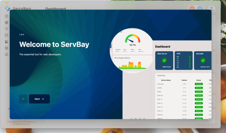 Developer Tools Mac - Install ServBay